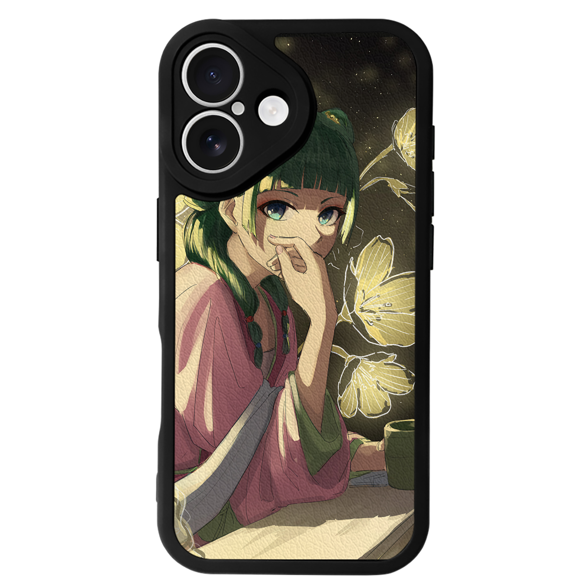 （画像用） 薬屋のひとりごと The Apothecary Diaries 【iPhone 16シリーズ対応】シリコンスマホケース（レザー調） 材質：シリコン